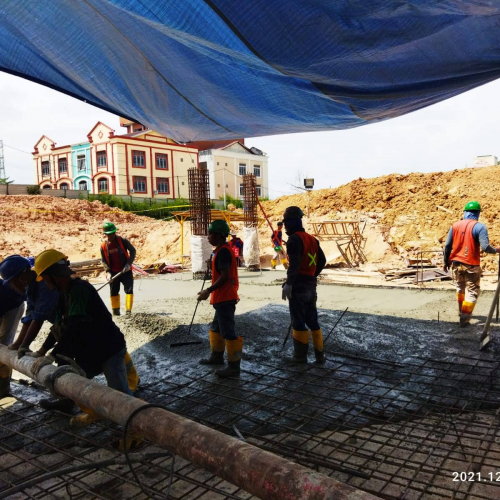 Pengecoran Pelat LT. LG Zone 1