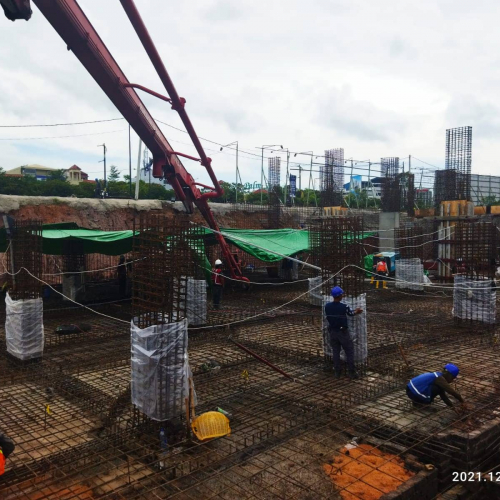 Progres Pengecoran Slab Lt. LG zone 2.