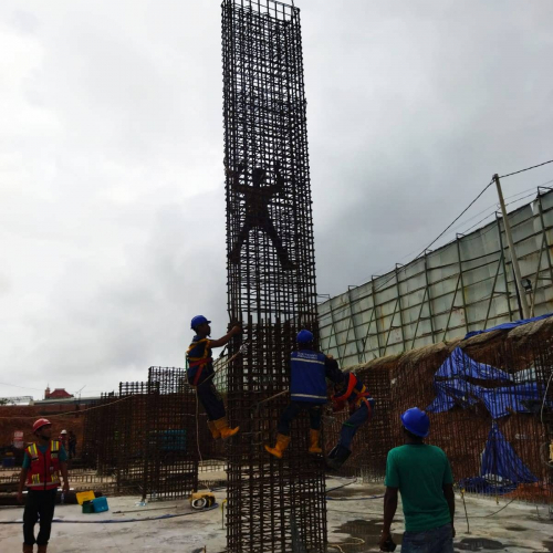 Setting Pembesian Kolom LG -GF